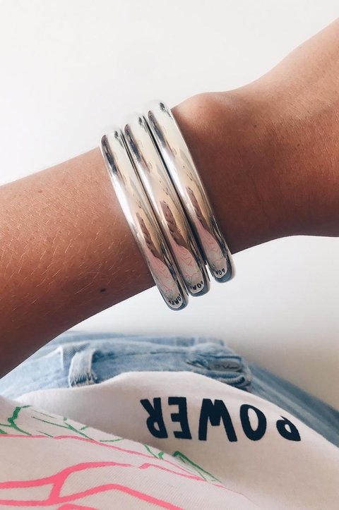Anillo esclava de 2025 plata