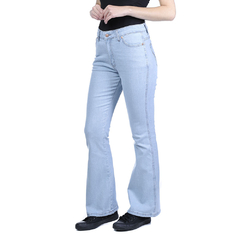 CALÇA JEANS LYCRA FEM URBANO FLARE - WF2038