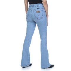 CALÇA JEANS LYCRA FEM C/ALTA FLARE 34/48 - WF2063 na internet