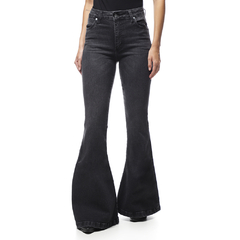 CALÇA JEANS LYCRA FEM ALTA TRUMPET FLARE - WF2105