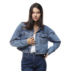 JAQUETA JEANS FEMININA URBANO - WF7032 - comprar online