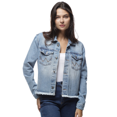 JAQUETA JEANS FEMININA RETRO P/GG - WF7035