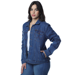 JAQUETA JEANS FEMININA URBANO P/GG - WF7047