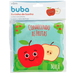 Livrinho de Banho Ilustrado Conhecendo as Frutas - Buba