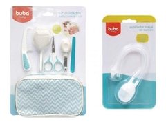 Aspirador Nasal E Kit Higiene Para Bebês Escova Cortador