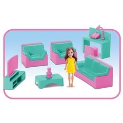 Mini Sala Infantil 8 Pçs Com Boneca Judy Home Samba Toys - comprar online