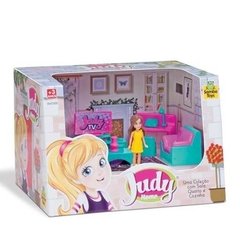 Mini Sala Infantil 8 Pçs Com Boneca Judy Home Samba Toys na internet