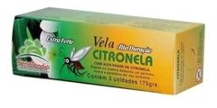 Vela De Citronela Repelente Alta Duração Kit Com 3 Un 175 Gr - comprar online