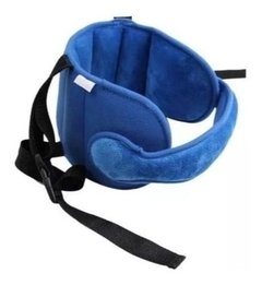 Suporte Cabeça Proteção Infantil Soneca Carro - Azul Kababy - comprar online