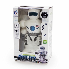 Robo Agility Bate E Volta - Brinquedo Infantil Inteligente Luz E Som