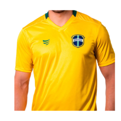 Camisa Amarela Seleção Brasileira Copa do Mundo - Prata Especial na internet