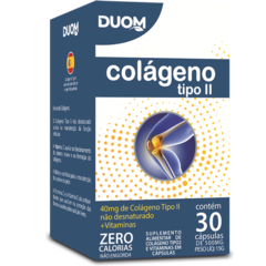 Colágeno Tipo 2 não desnaturado 40 mg + Vitaminas Blend Perfeito - 30 caps