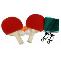 Kit Ping Pong Tênis De Mesa Raquetes Bolinhas Rede Brinquedo. - comprar online