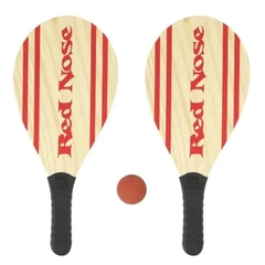 Kit Frescobol Tenis De Praia Com 2 Raquetes Bola E Bolsa - comprar online