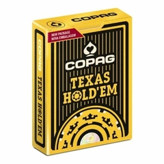 Baralho Texas Holden 54 Cartas Poker - Profissional Copag Preto