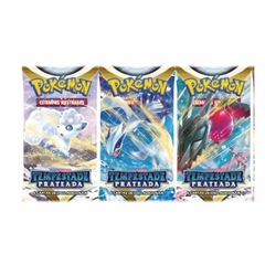 Blister Triplo Pokémon Card Ee12 Tempestade Prateada - Basculin - Copag - comprar online