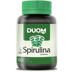 Spirulina vegetariana Espirulina 500 mg - 60 capsulas