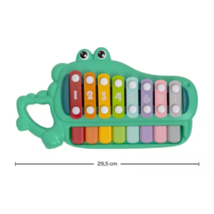 Xilofone Jacaré Brinquedo Musical Infantil Bebe Instrumentos na internet