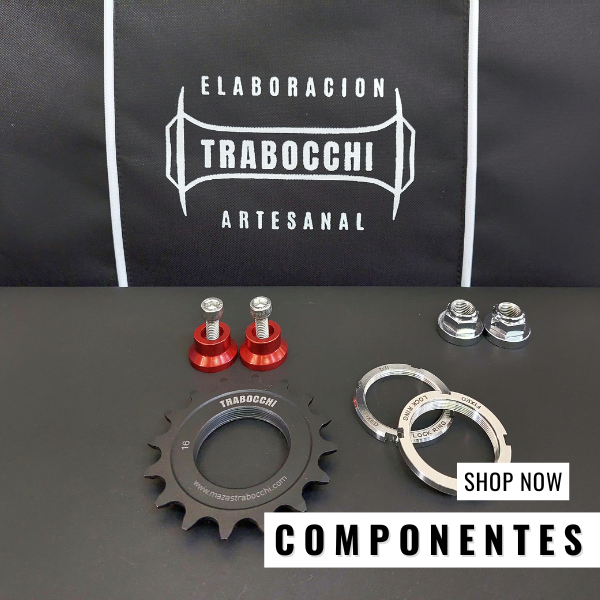 Banner de mazas Trabocchi hubs track fixie- pista - singespeed , sprket track  fixie bike