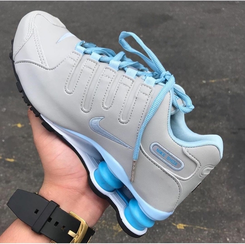 Nike shox cheap branco feminino