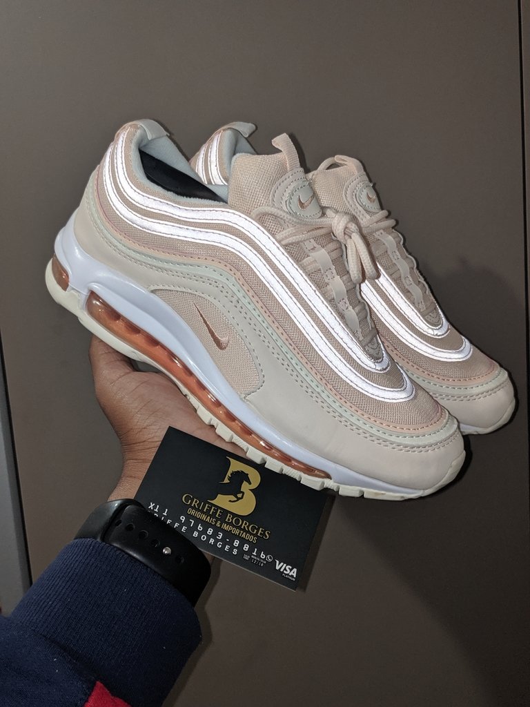 Air max hotsell 97 feminino cinza
