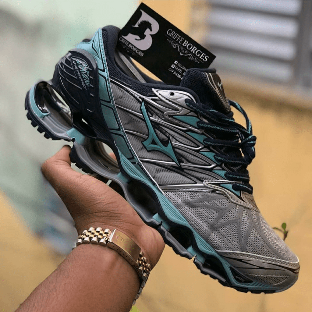 Mizuno cinza com outlet azul bebe