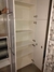 Armário de  Cozinha 3 peças   branco  a  parte aérea com porta de  vidro  com - Caldeira Casa De Móveis 