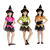 Disfraz de Bruja Fluor Halloween Candela