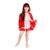 Disfraz de Caperucita Roja para nena Candela con capa