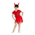 Disfraz de diablita para nena Halloween Candela con vincha