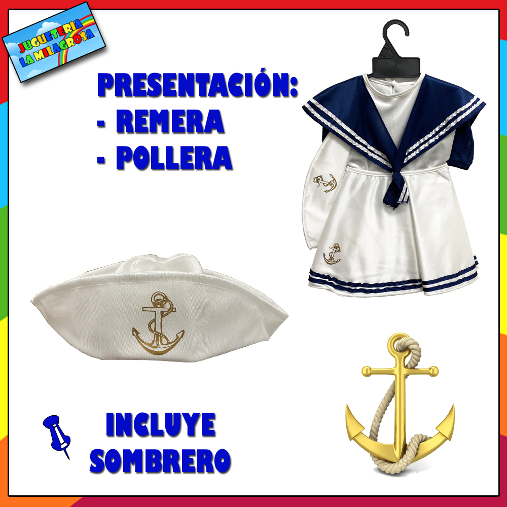 Disfraz marinera niña hotsell