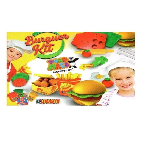 Juego Fabrica De Dura Masa Burguer Kit