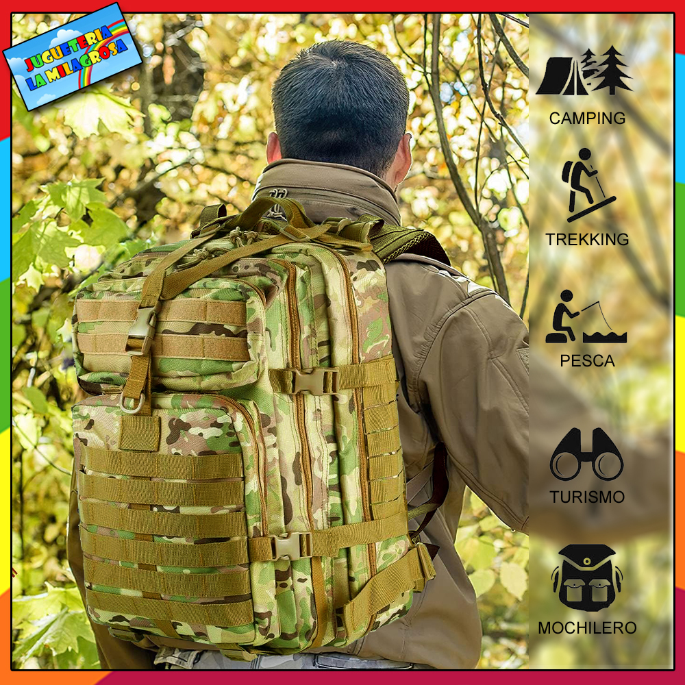 Mochila tactica militar 40 litros best sale