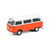 Auto De Metal Escala 1:34 Volkswagen Bus T2 Naranja