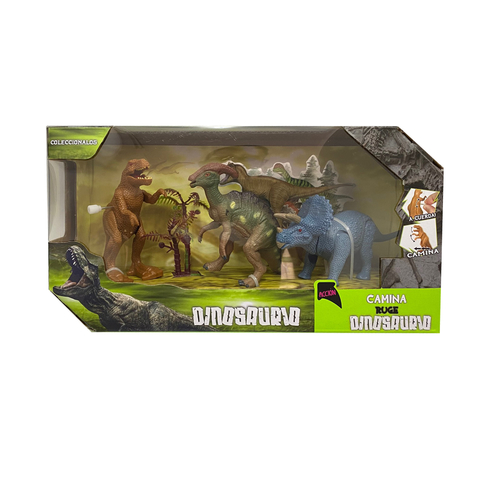 Set x3 Dinosaurios Chicos Con Huevo