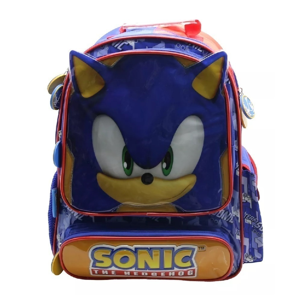 Mochila Escolar Sonic So125 40cm Espalda 16 Ni o Primaria