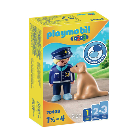 Playmobil Policia Con Perro 70408