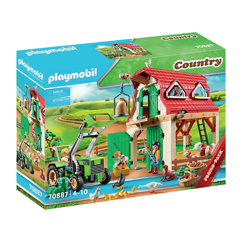 Playmobil Granja Con Cria De Animales 70887