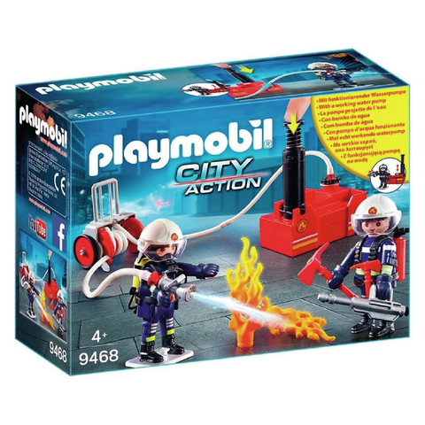 Playmobil Bomberos y Bomba de Agua 9468