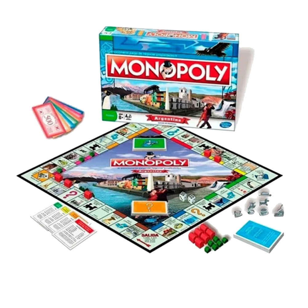 Juego De Mesa Monopoly Argentina Hasbro Original