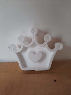 Caramelera corona con corazon de 18cm