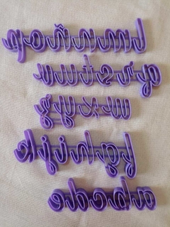 ABC minuscula cursiva
