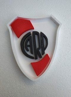 Caramelera Escudo de River pintada de 30cm