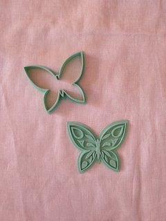 Cortante Mariposa en punta con sello de 8x7cm - comprar online