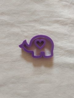 Cortante Elefante con Corazón de 8cm