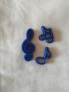 Cortantes Notas Musicales x 3