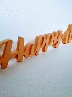 Cartel Happy Day de 5cm de espesor - comprar online