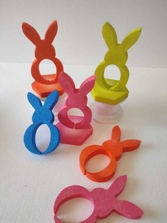 Conejos porta huevos de 15cm - comprar online