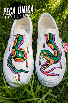 TÊNIS VANS EXCLUSIVO CUSTOMIZADO - SERPENTE - comprar online