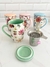 TAZA INFUSORA CERAMICA FLOWER - comprar online